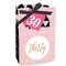 Big Dot of Happiness Chic 30th Birthday - Pink, Black and Gold - Birthday Party Favor Boxes - Set of 12